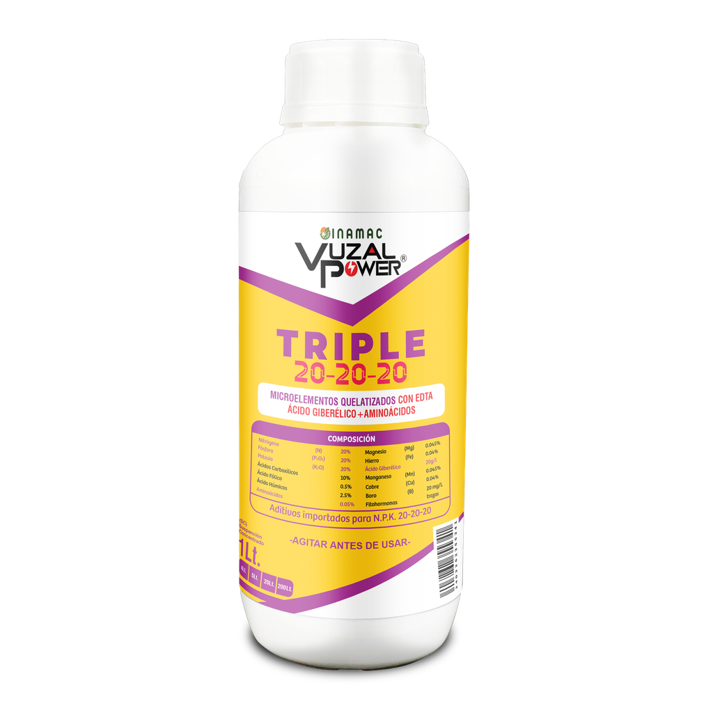 VUZAL POWER - TRIPLE 20-20-20 - 1LT