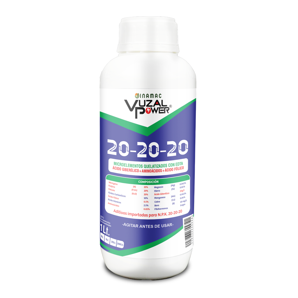 VUZAL POWER - 20-20-20 - 1LT