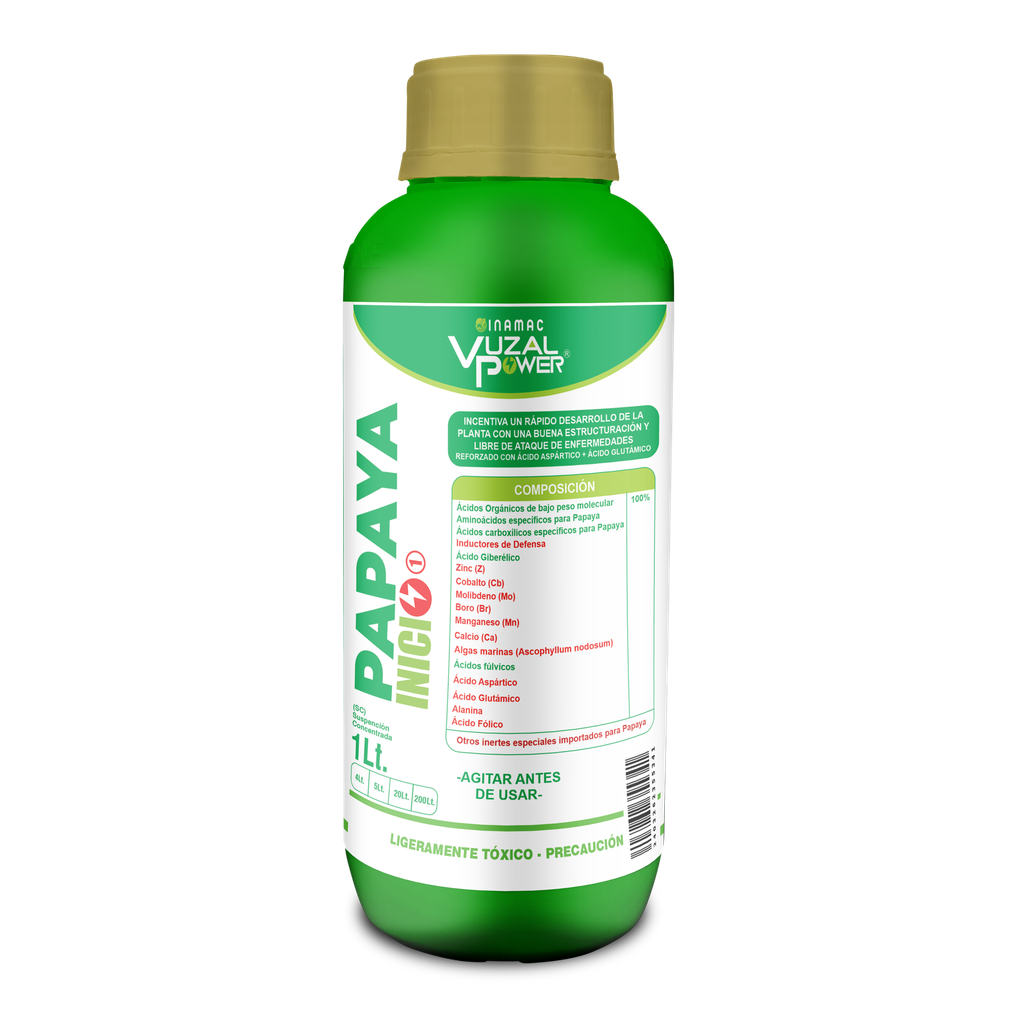 VUZAL POWER - PAPAYA INICIO - 1LT