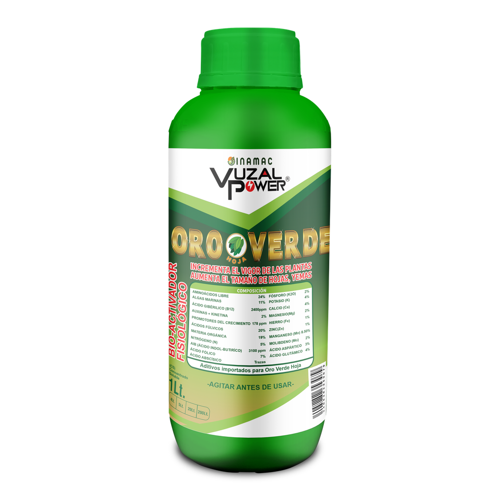 VUZAL POWER - ORO VERDE HOJA - 1LT